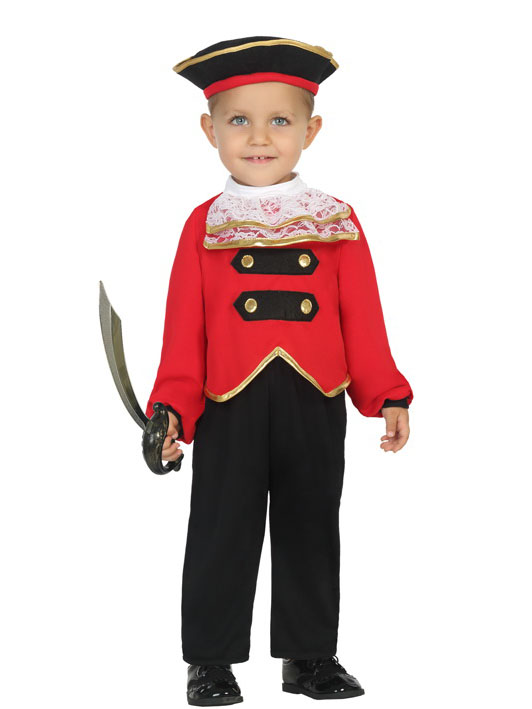 Déguisement commandant pirate bébé garçon