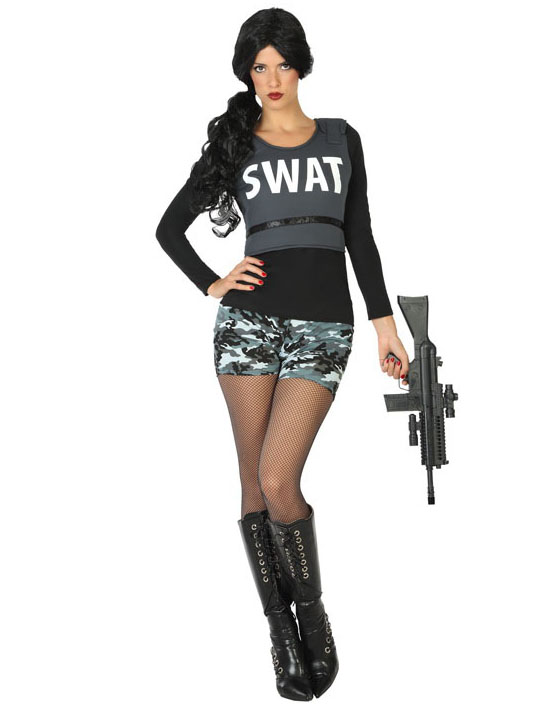 Déguisement SWAT militaire femme