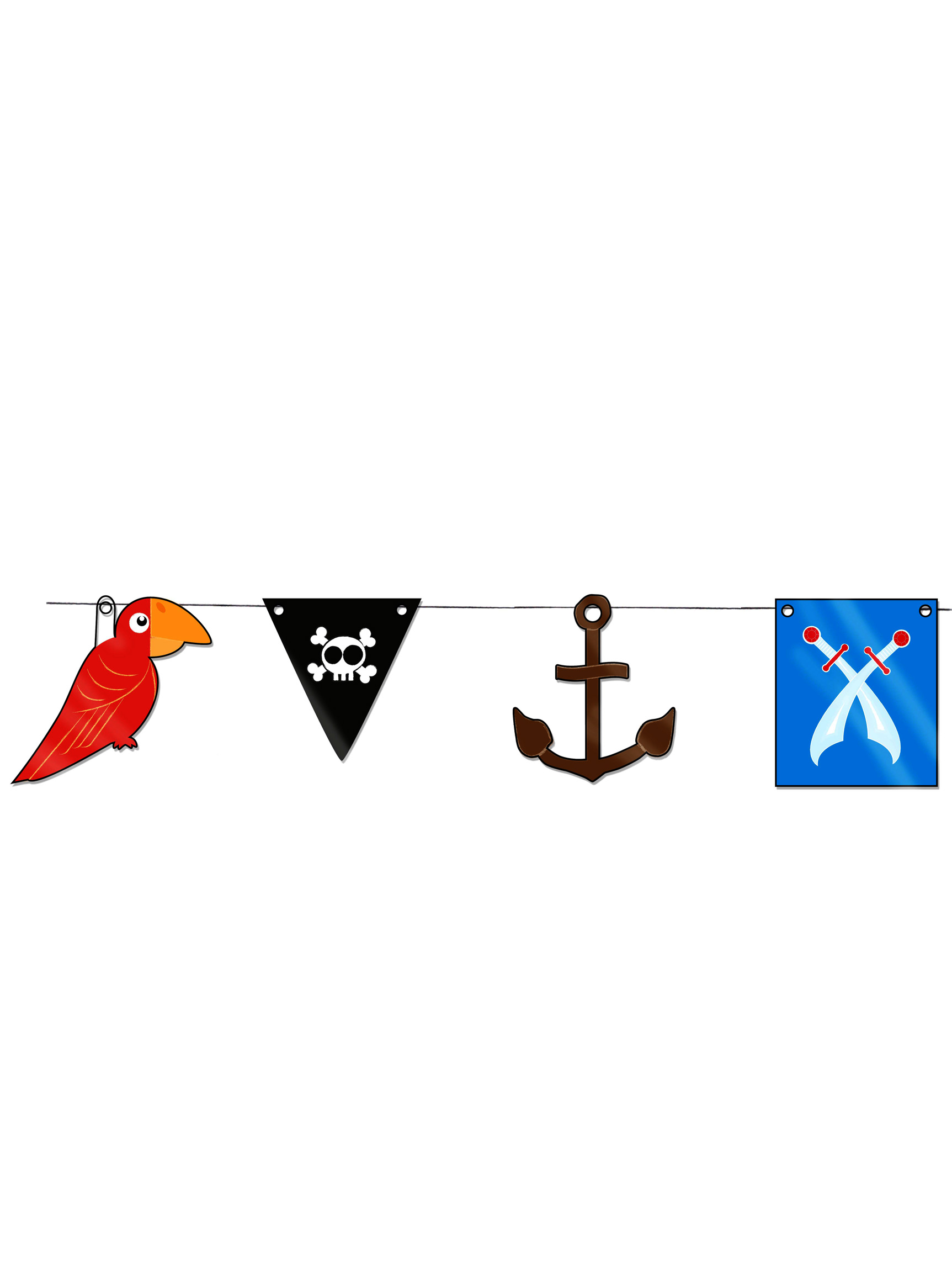 Mini guirlande petit pirate 3 mètres