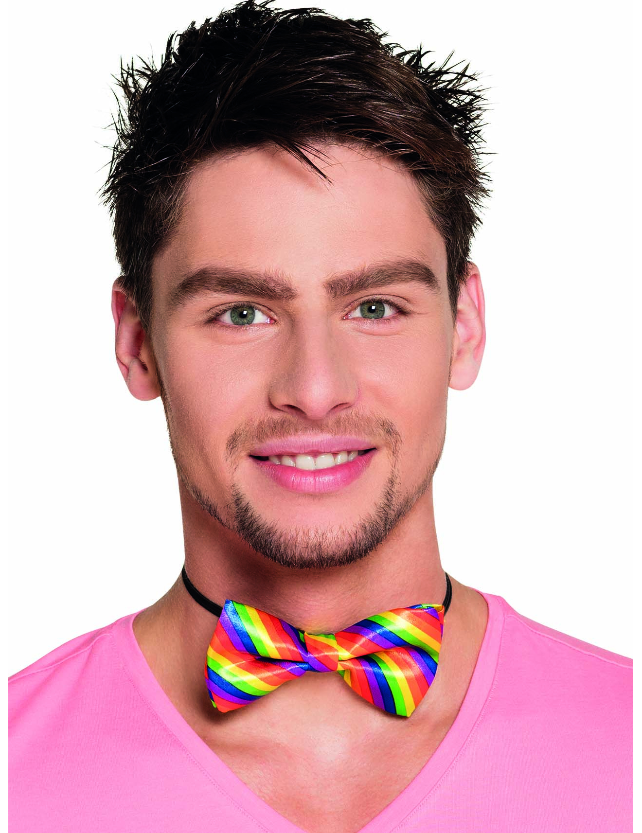 Noeud papillon multicolore adulte