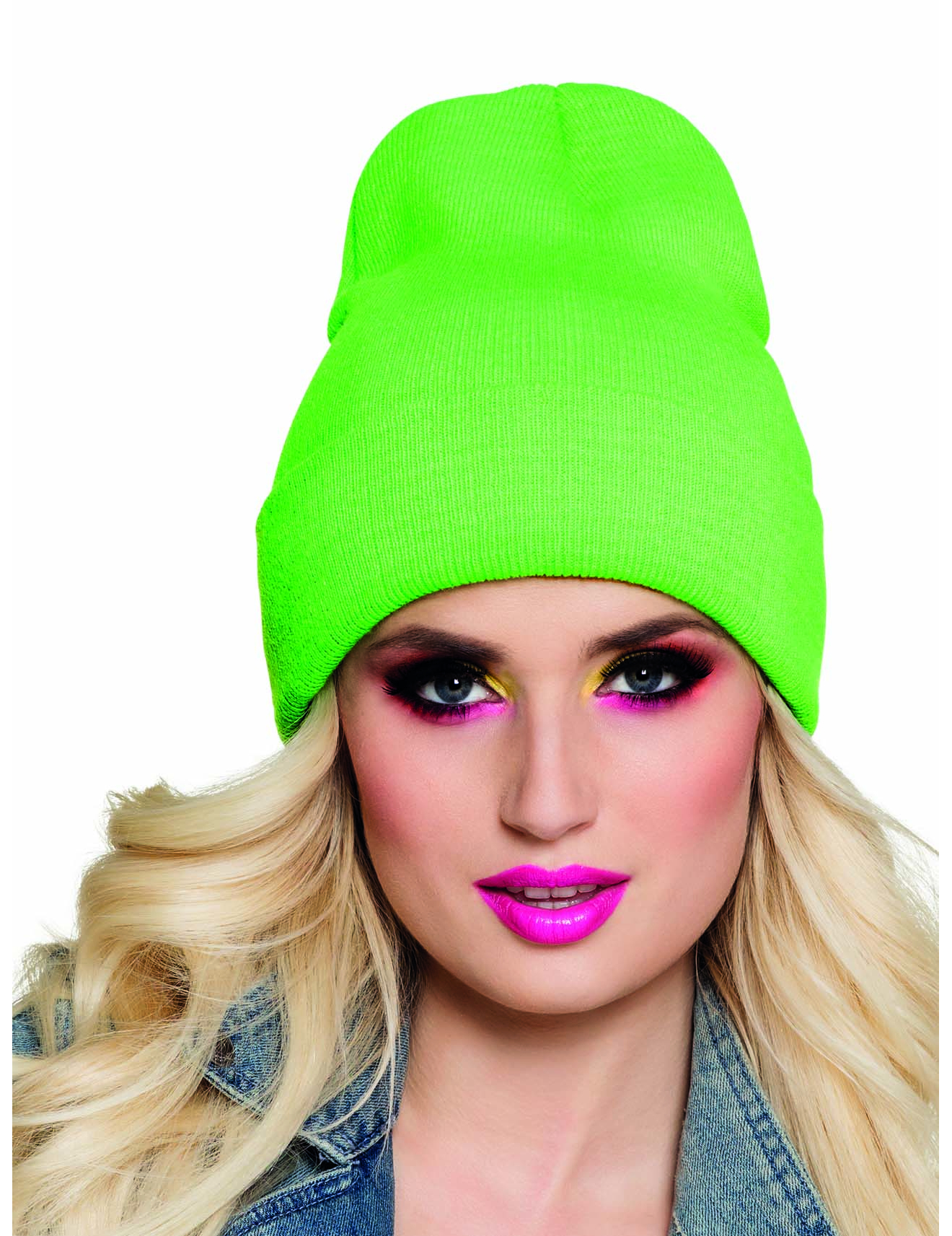 Bonnet vert fluo 90's adulte