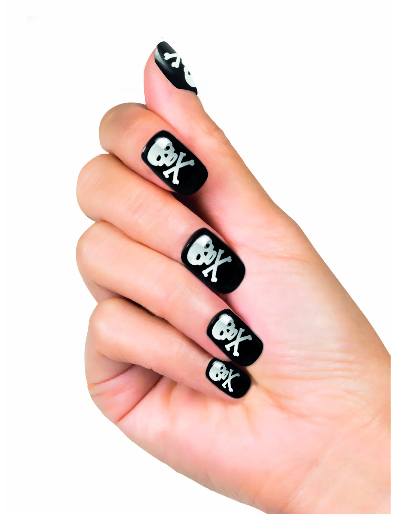 Faux ongles adhésifs pirate femme