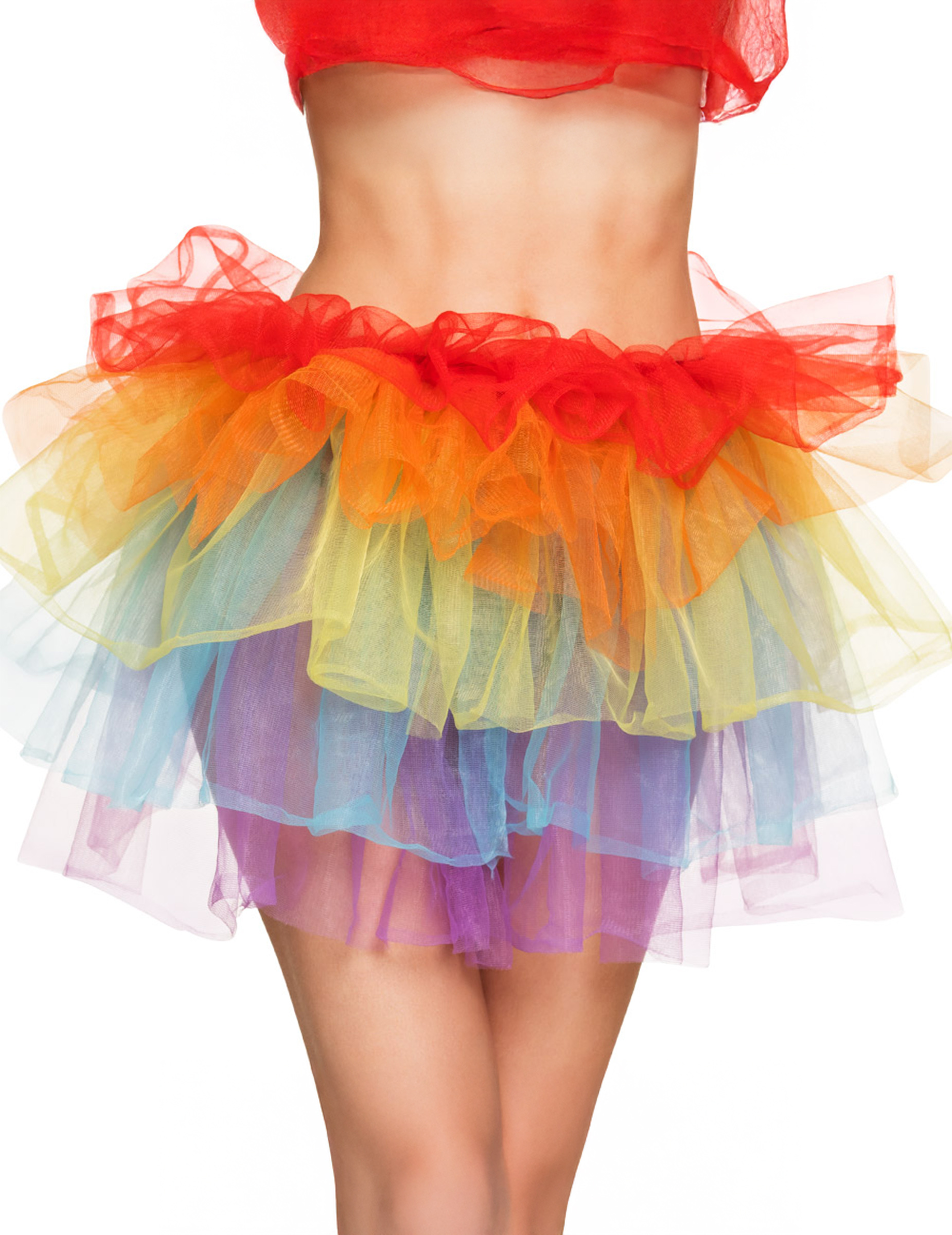 Jupon multicolore femme