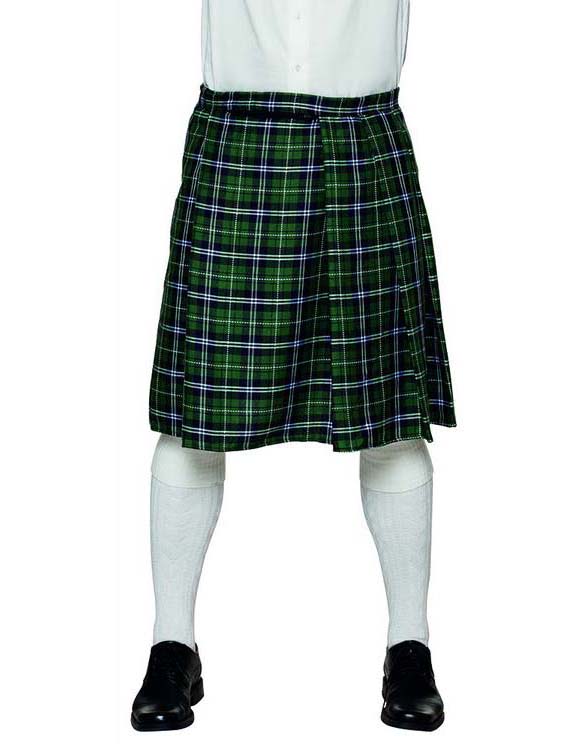 Kilt écossais vert homme