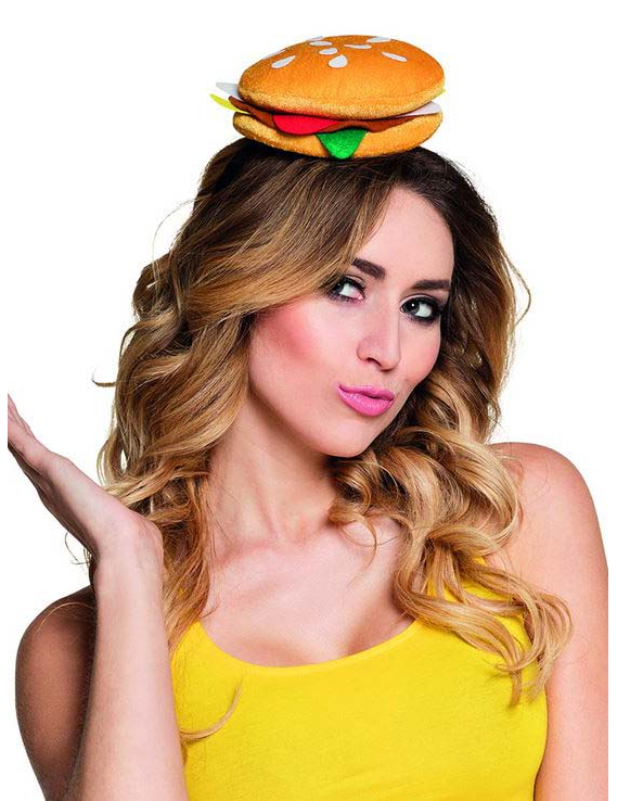 Chapeau hamburger adulte