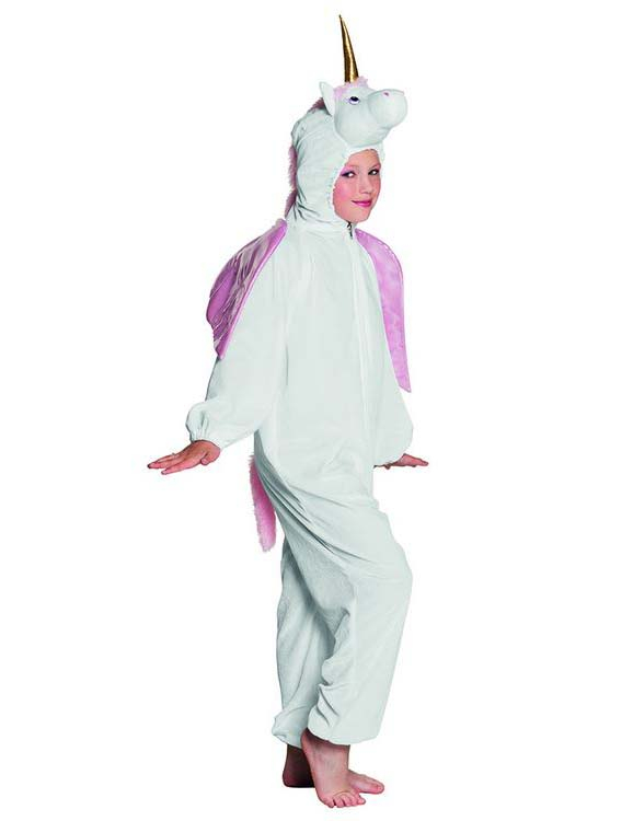 Déguisement licorne en peluche enfant
