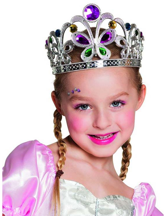 Diadème reine papillon fille