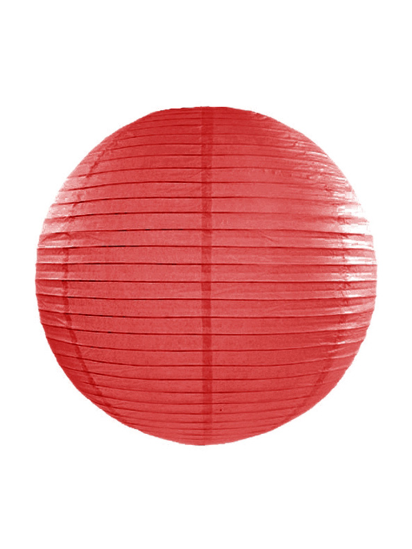 Lanterne japonaise rouge 35 cm