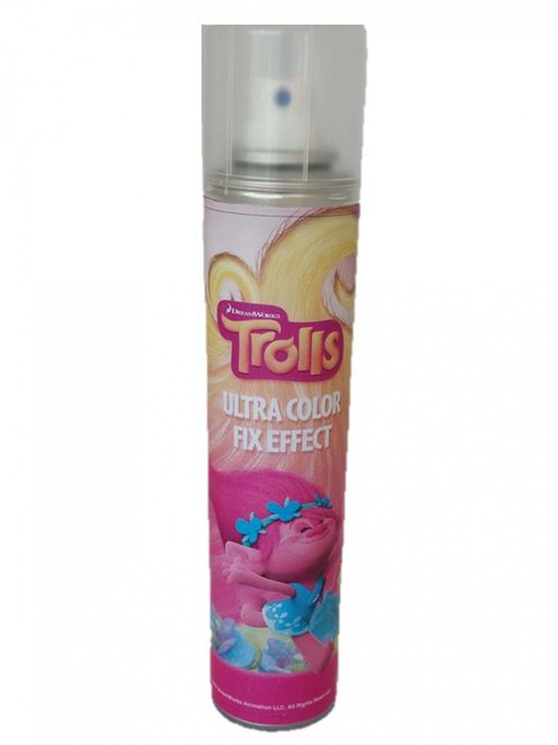 Laque fixante pour cheveux transparente 200 ml Trolls