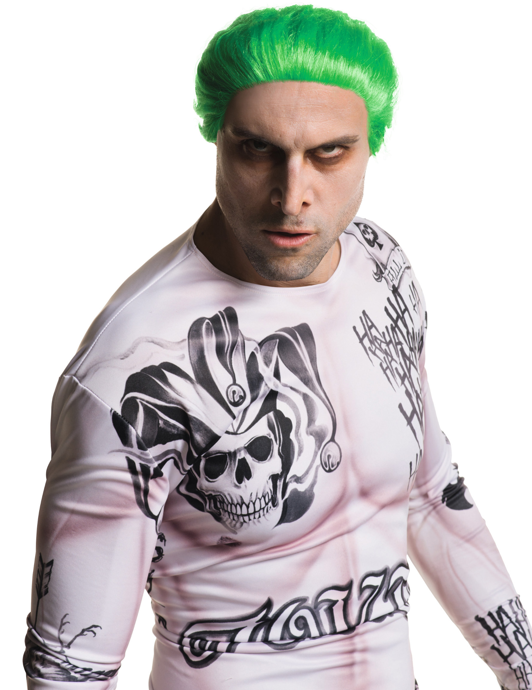 Perruque Joker Suicide Squad homme