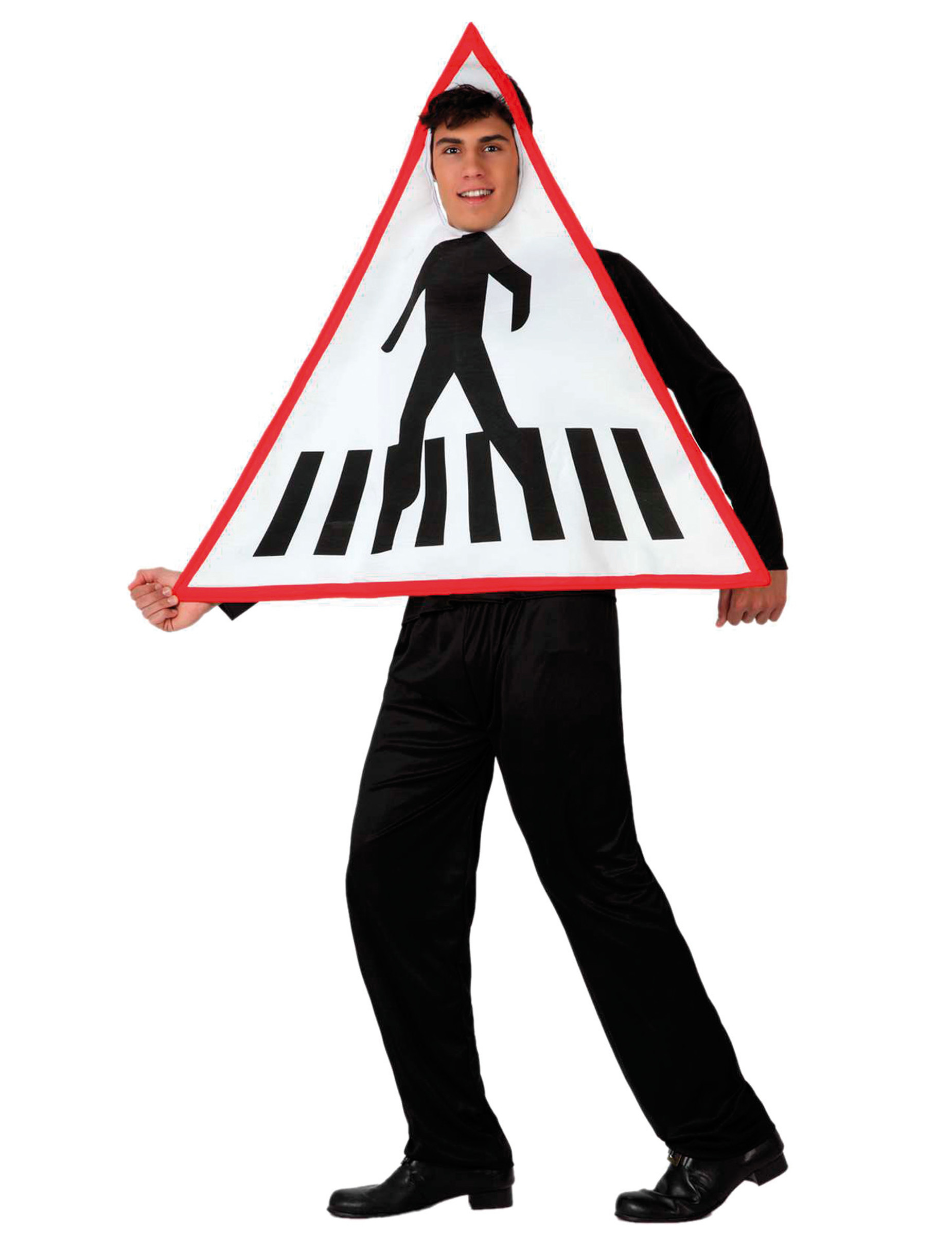 Déguisement panneau de signalistaion piéton adultes