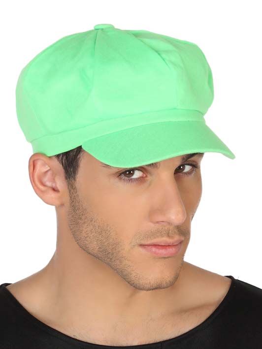 Casquette vert fluo adulte