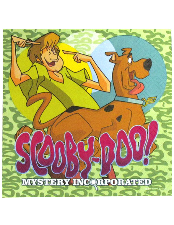 15 Serviettes en papierScooby doo 33 x 33 cm