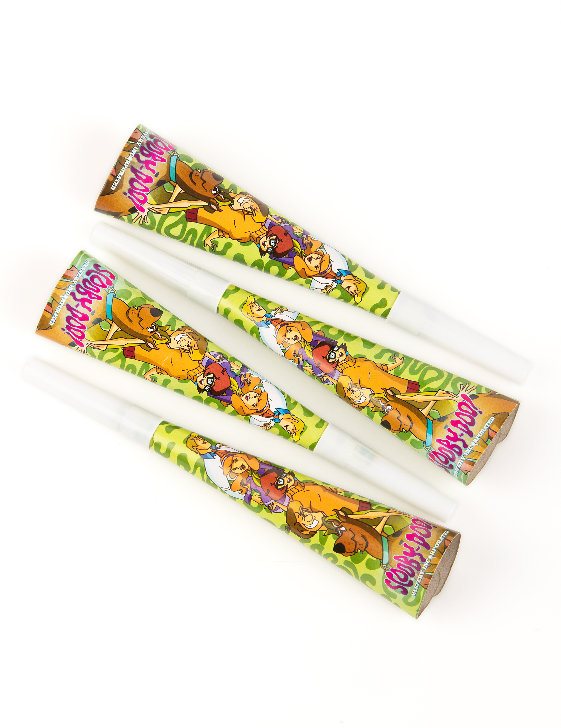4 Cornets de fête 20 cm Scooby doo