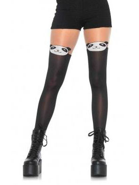 Collants petit panda femme