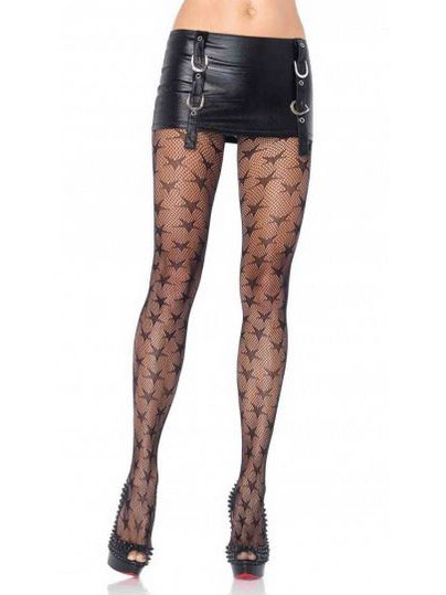 Collants résilles étoiles femme