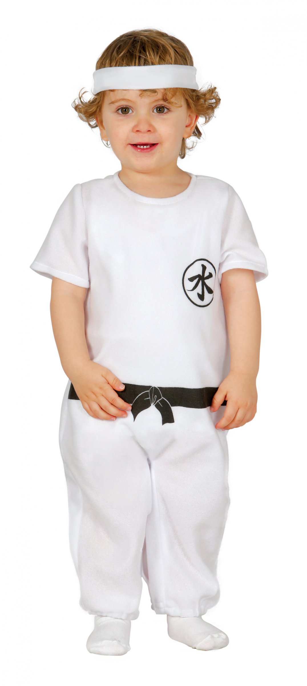 Déguisement maitre ninja blanc bébé