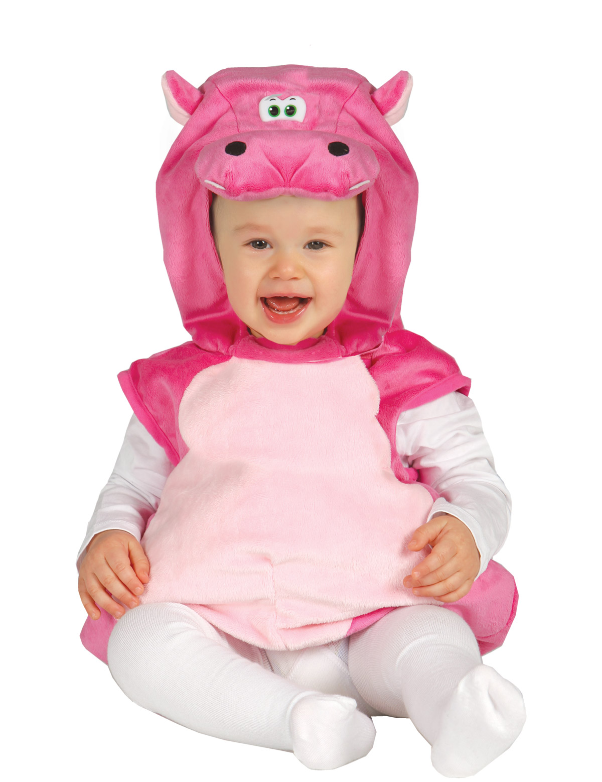 Déguisement hippopotame rose bébé