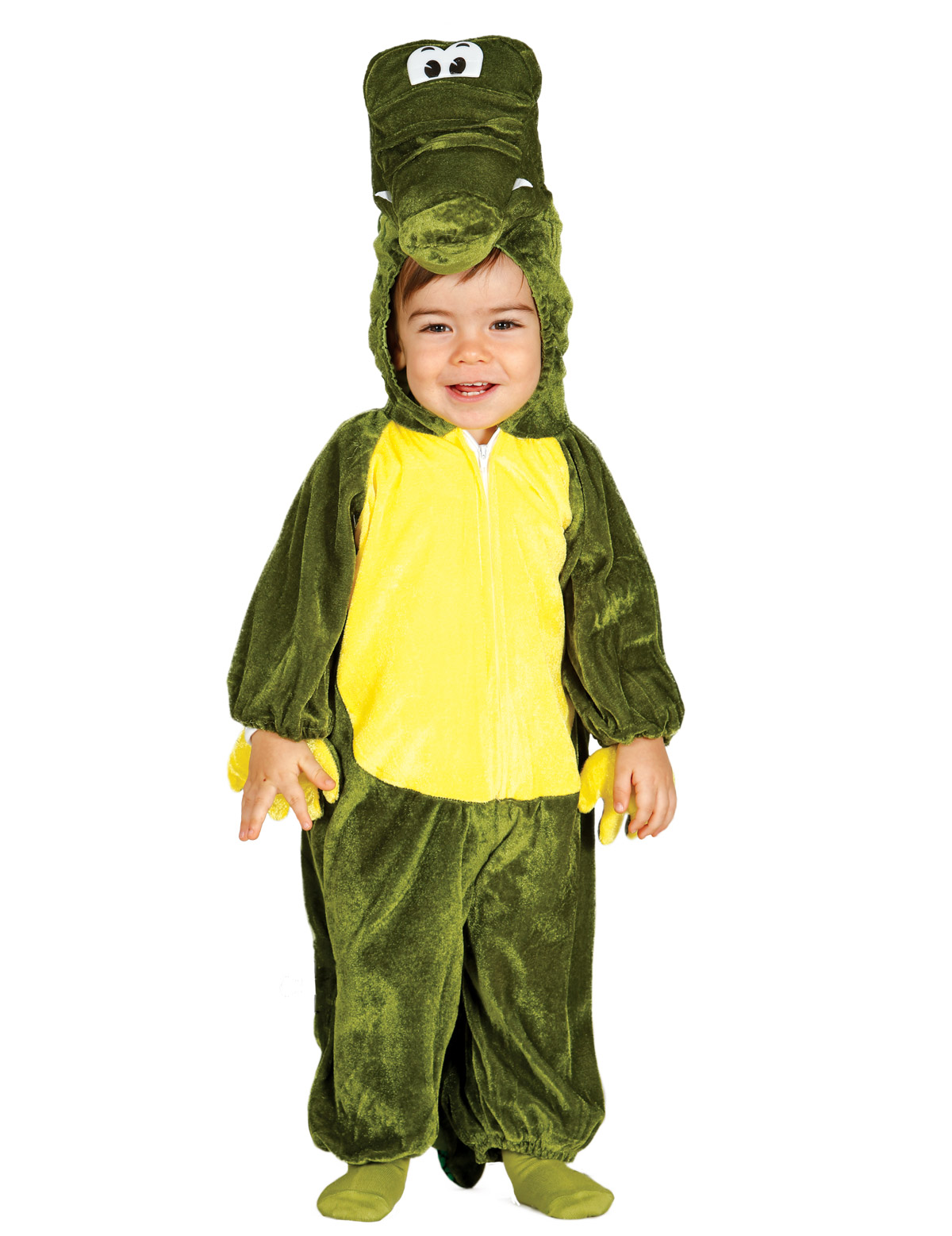 Déguisement crocodile vert bébé