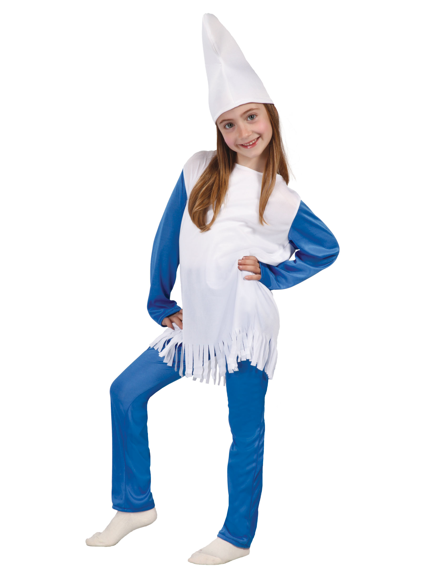 Déguisement petit nain bleu fille