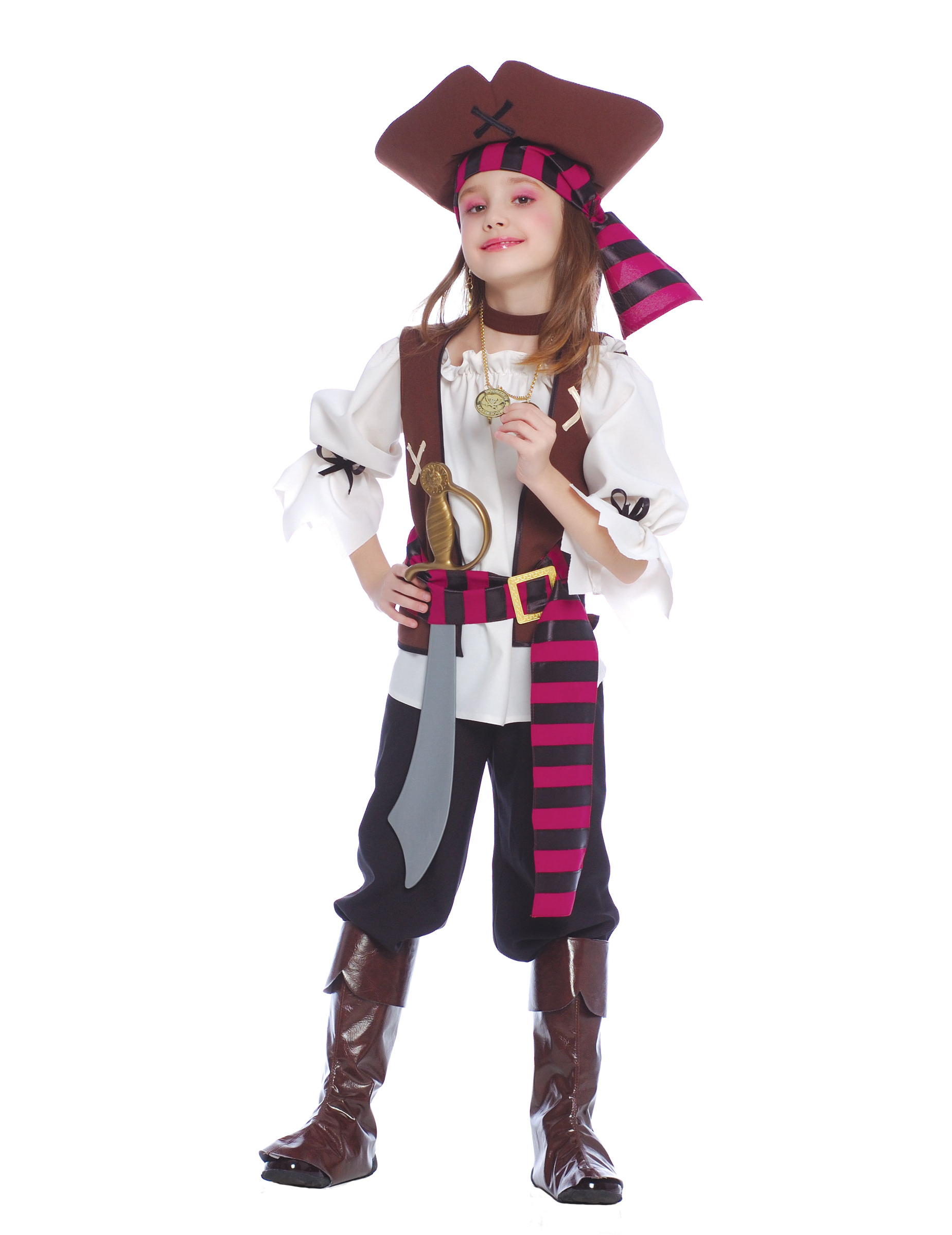 Déguisement pirate des 7 mers fille