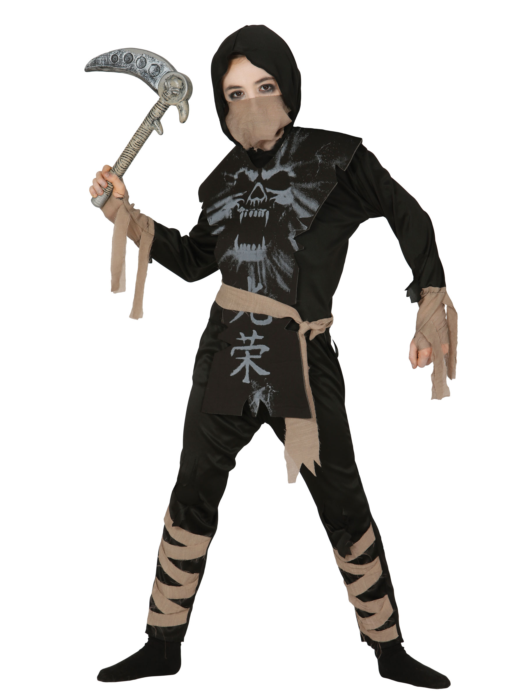 Déguisement ninja fantôme garçon