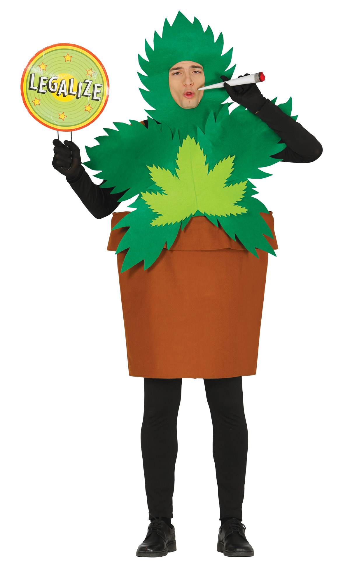 Déguisement plante cannabis adulte
