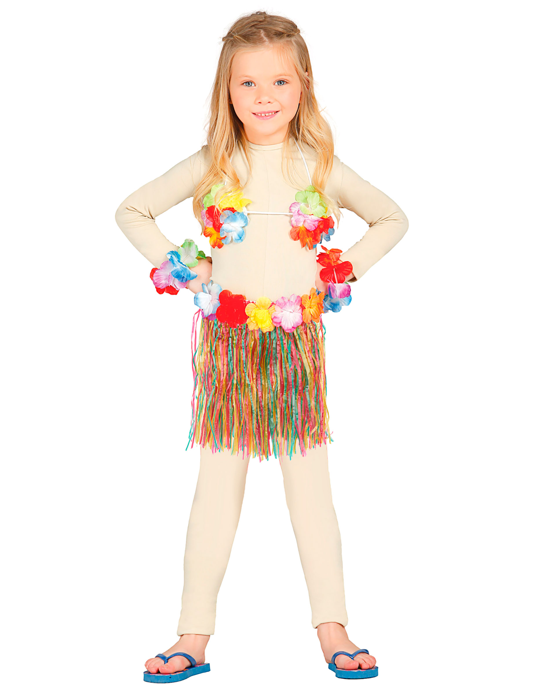 Kit hawaïen multicolore enfant