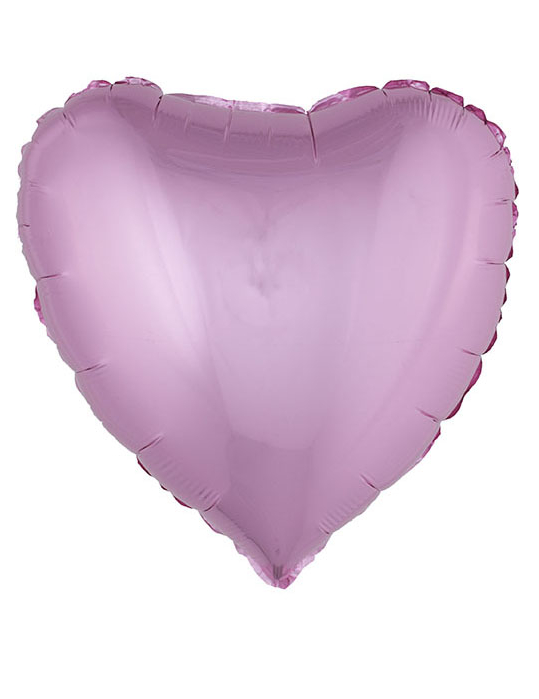 Ballon en aluminium coeur rose 45 cm