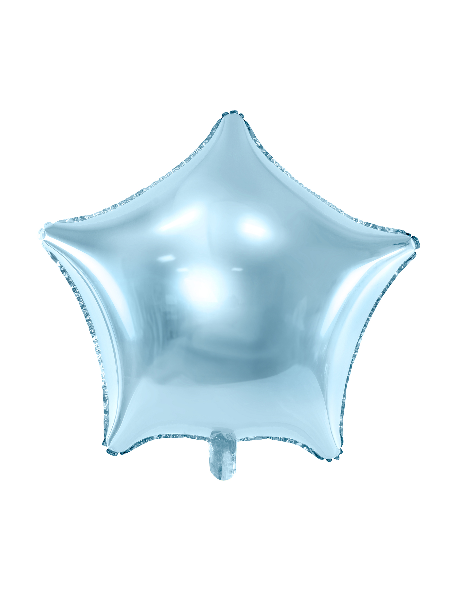 Ballon aluminium étoile turquoise 45 cm