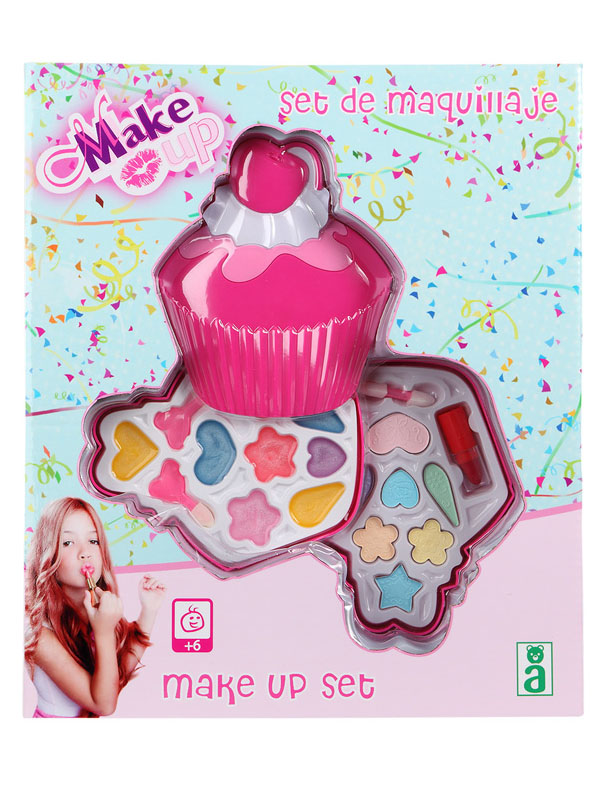 Kit maquillage cupcake rose fille