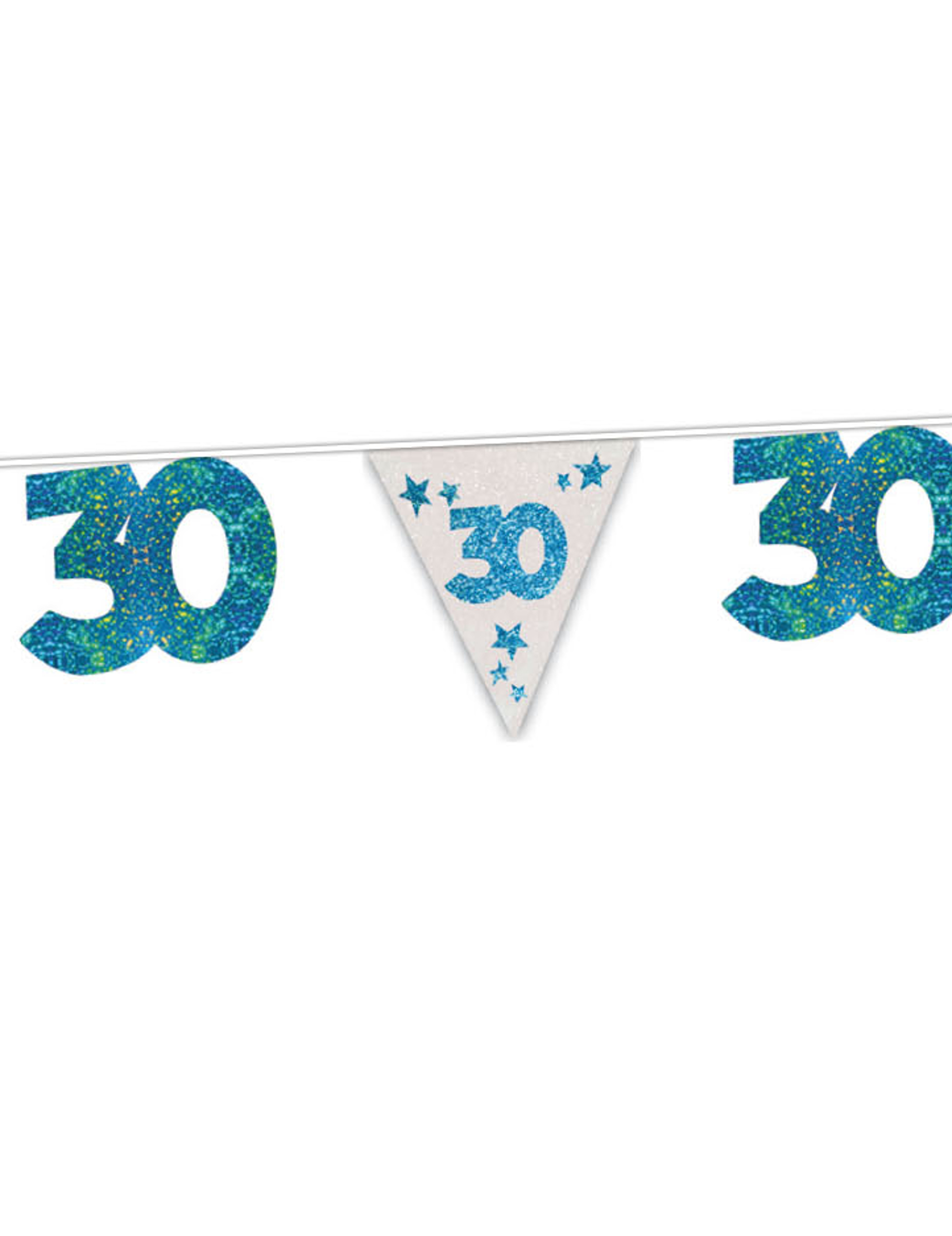Guirlande bleue 30 ans 6 m