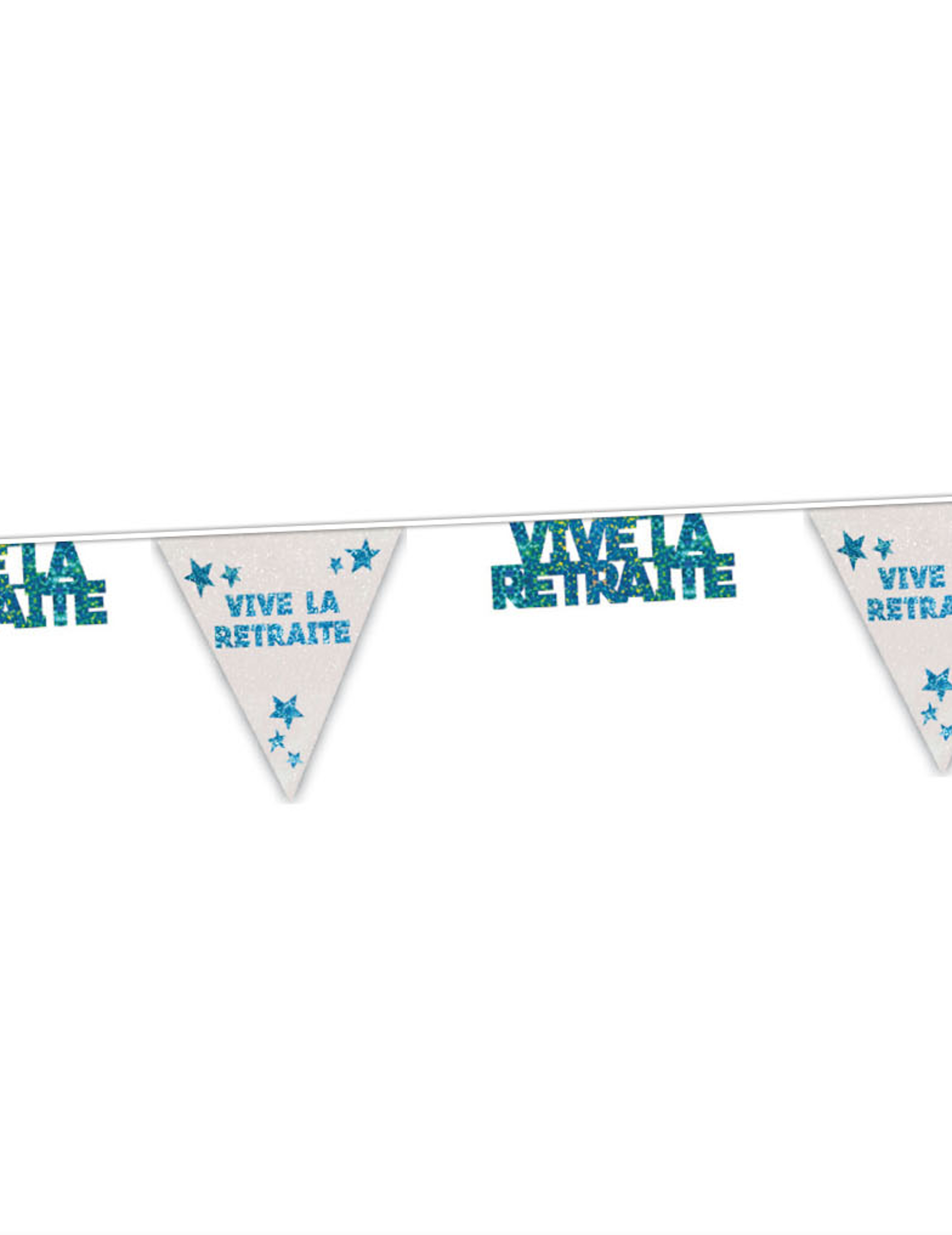 Gurilande fil Vive la retraite hologramme bleue