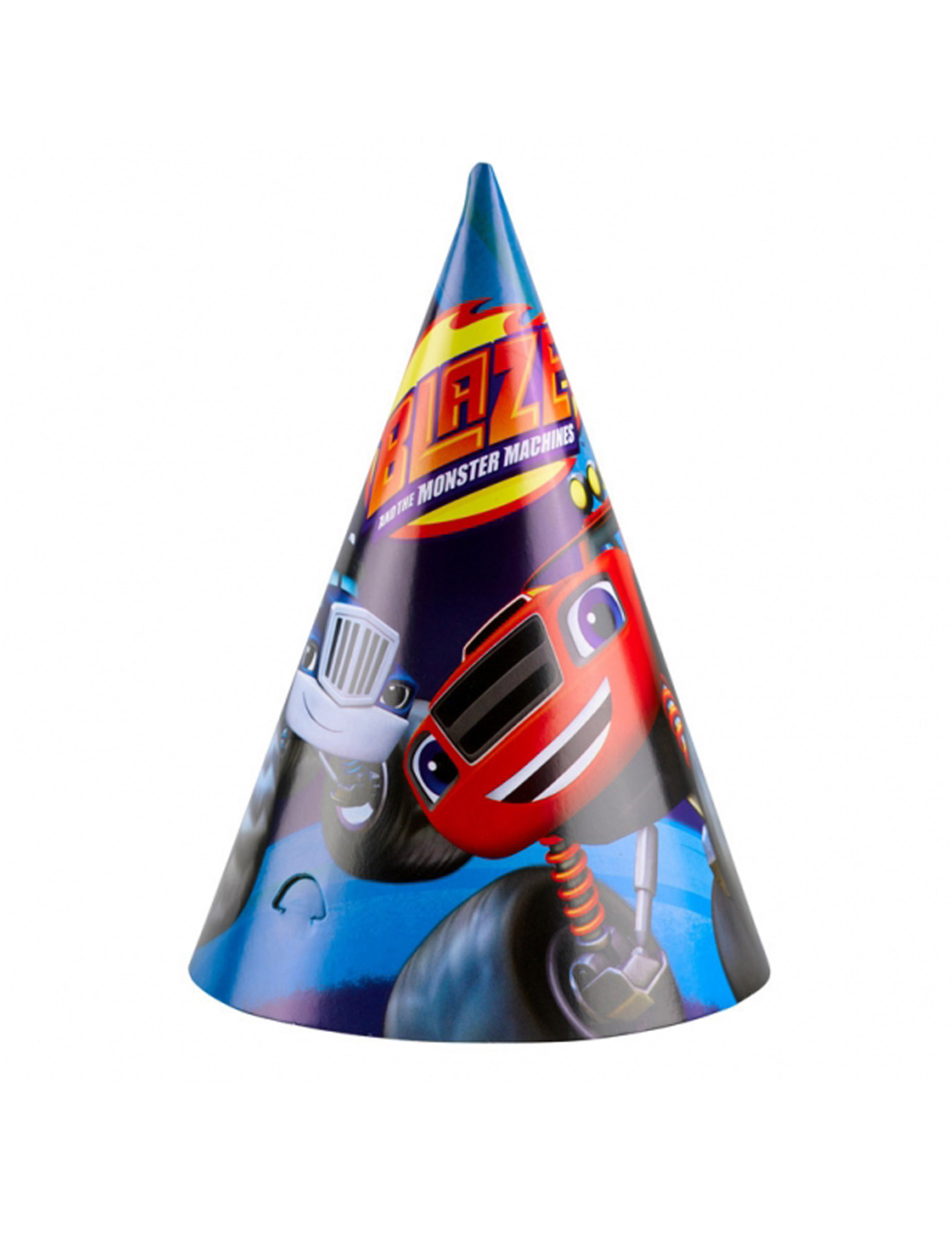8 Chapeaux de fête Blaze et les Monster Machines
