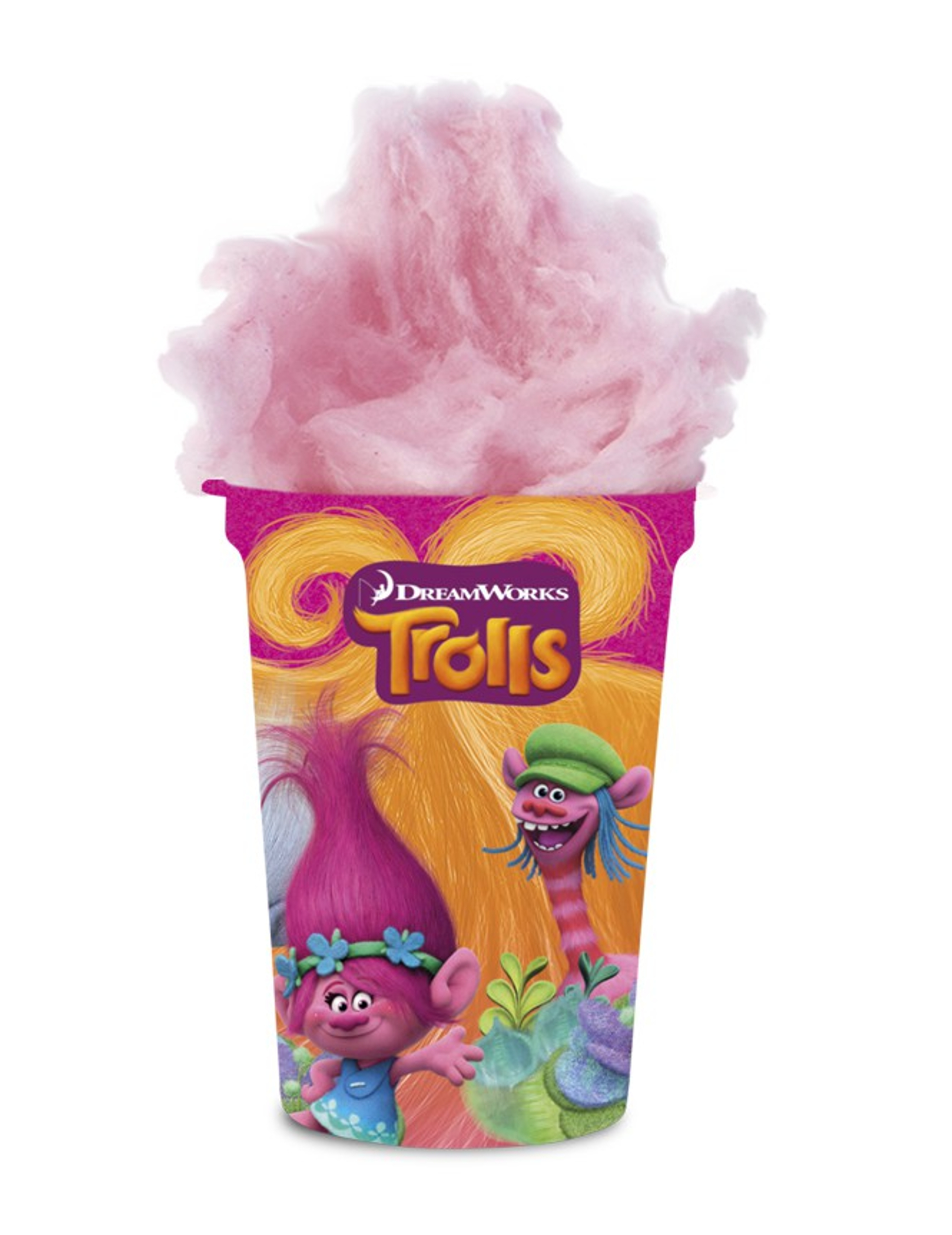 Pot de barbe à papa Trolls
