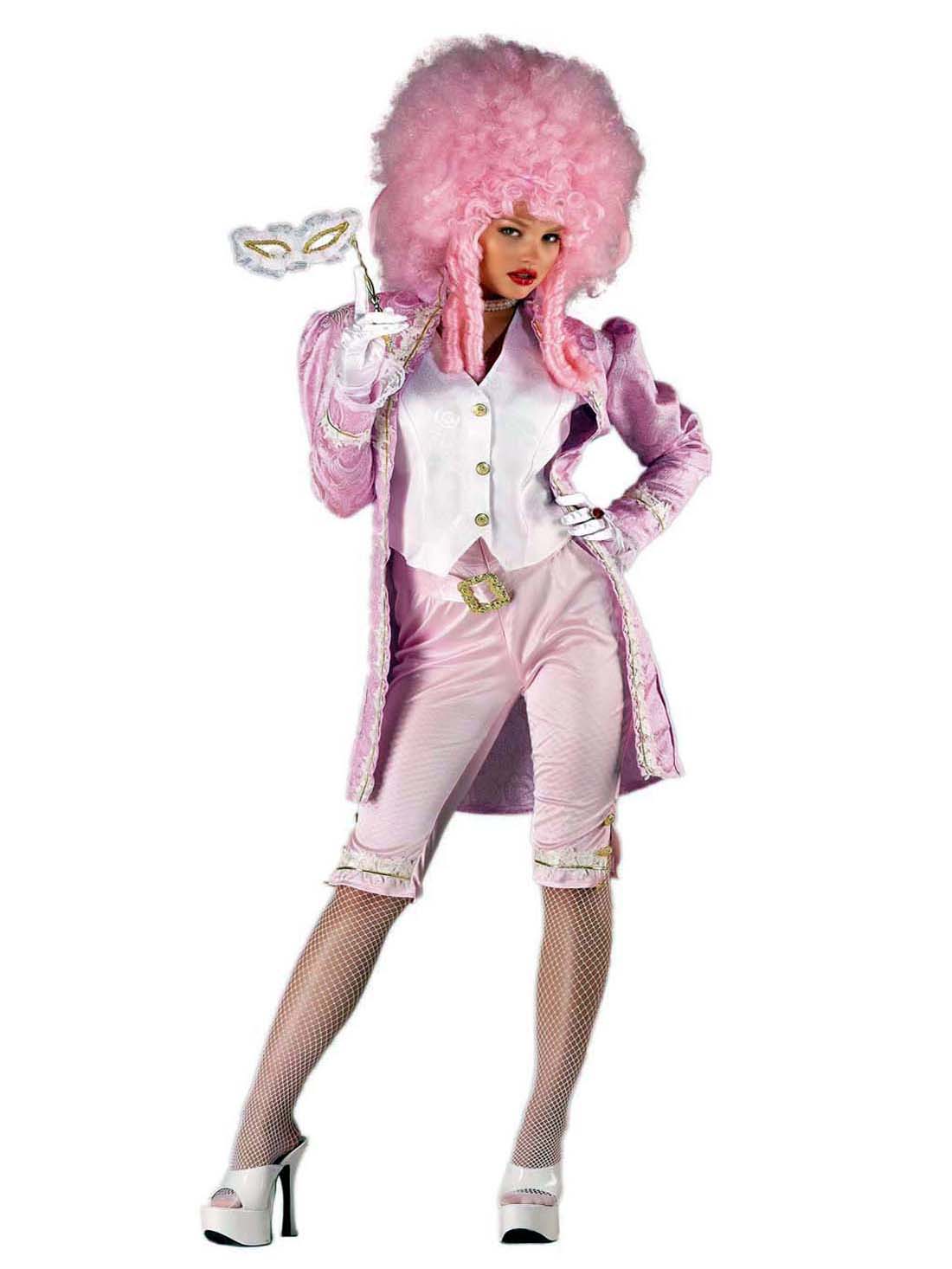 Déguisement miss renaissance rose femme