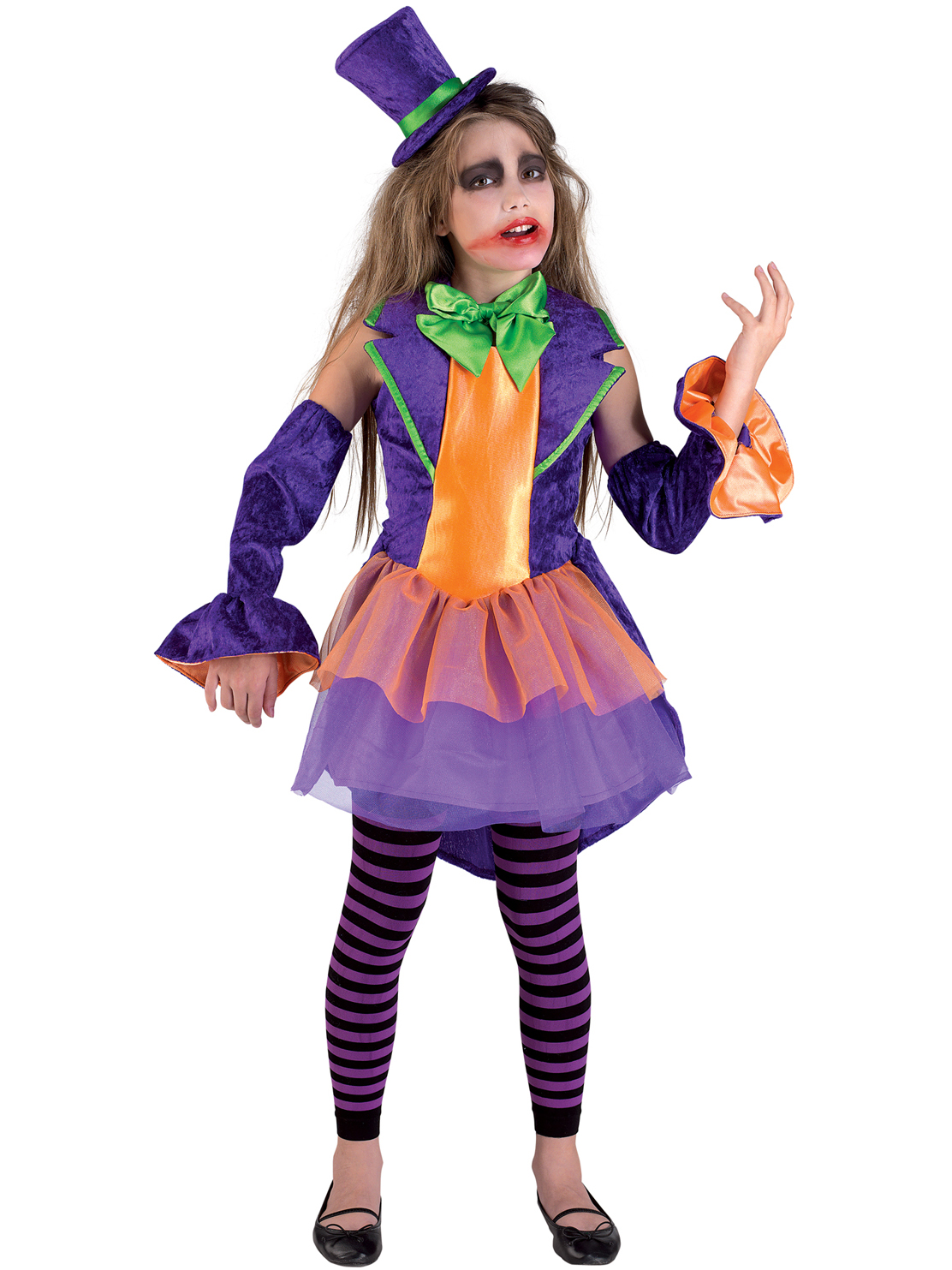 Déguisement princesse du crime violet fille