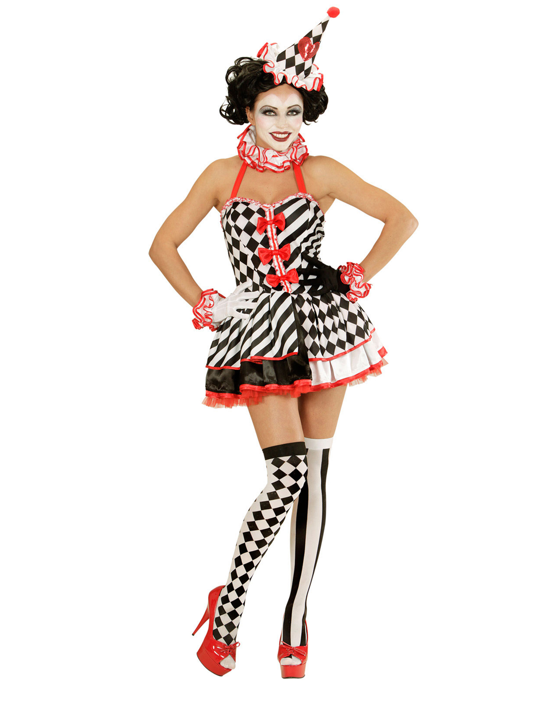 Déguisement mime à jupon court femme