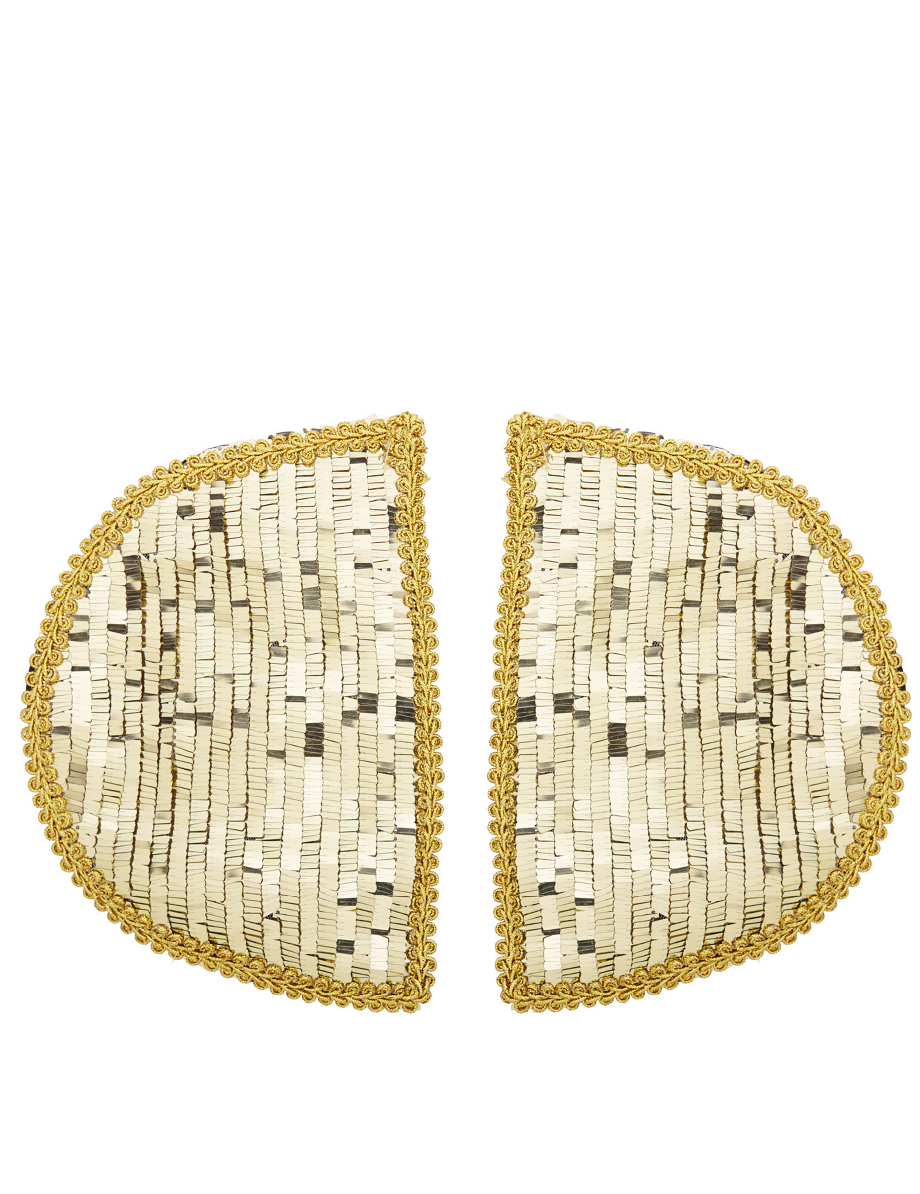 Epaulettes à sequins dorés adulte
