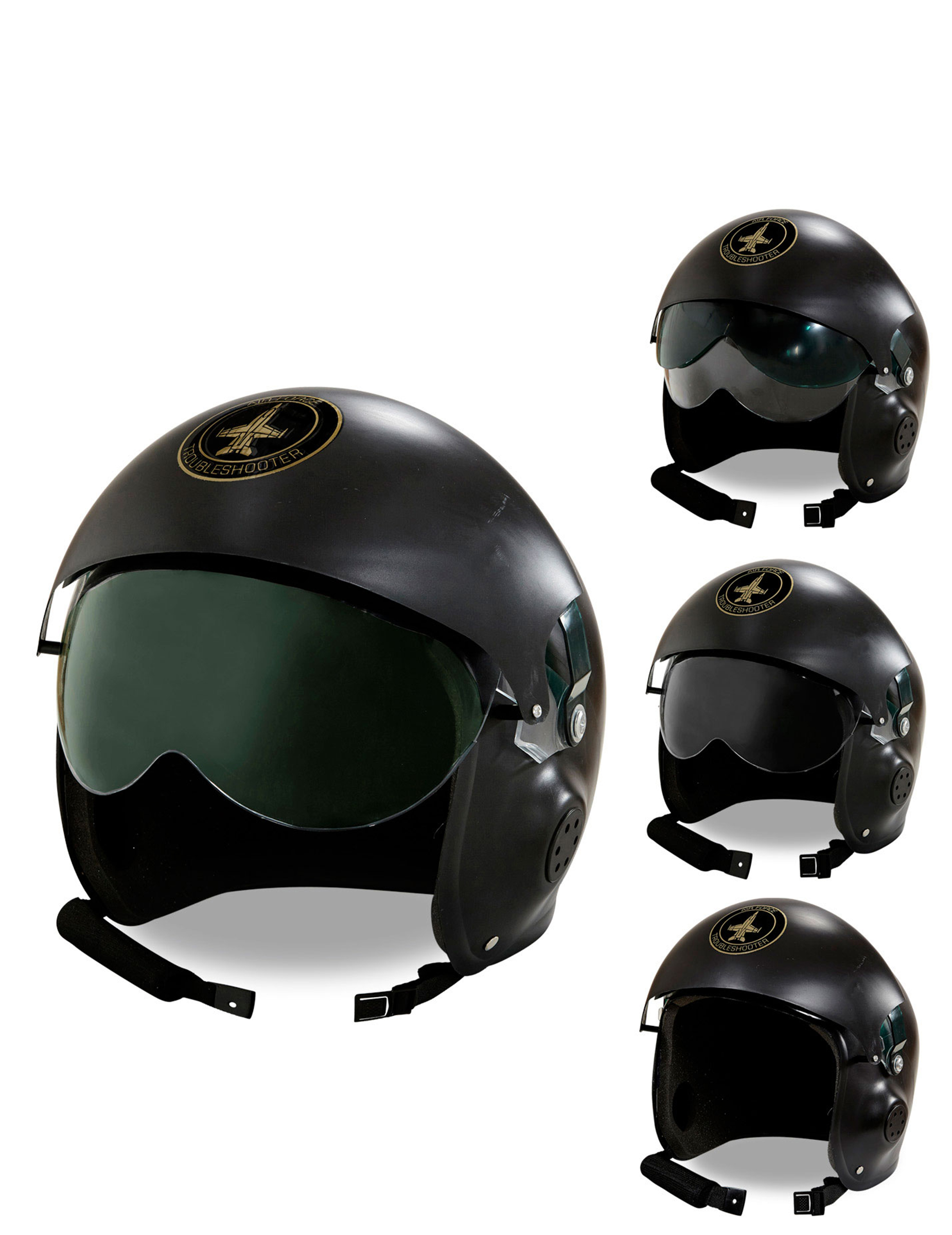 Casque modulable pilote de ligne luxe adulte