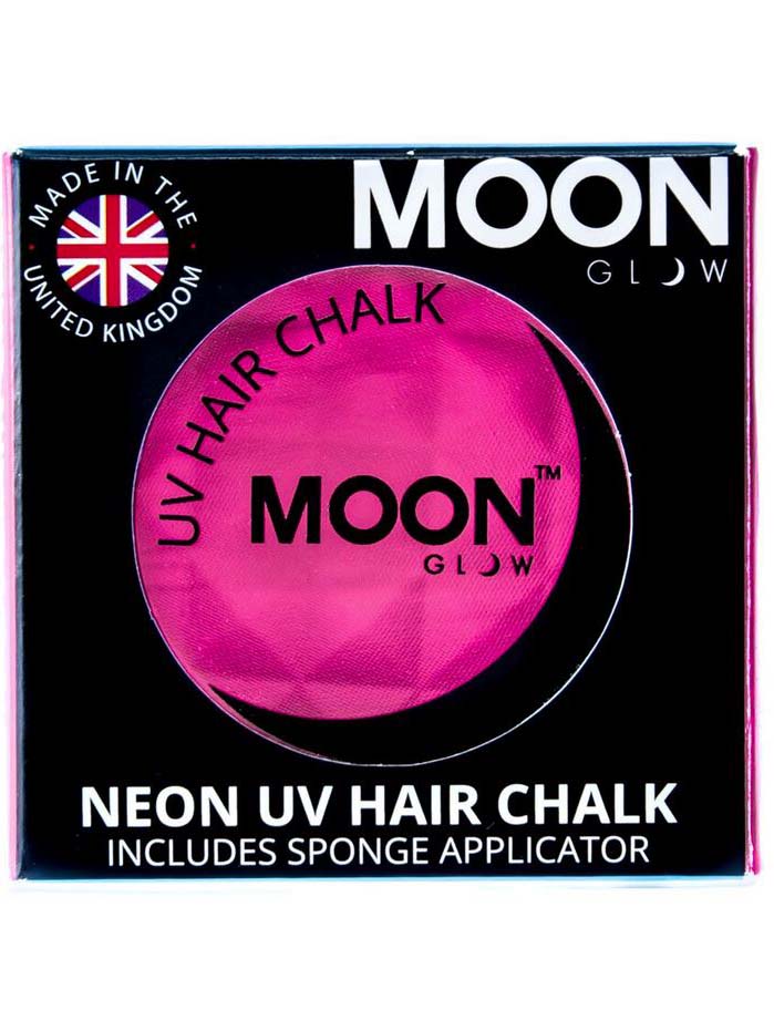 Crème pour mèches à cheveux rose fluo UV 3,5 g Moonglow ©