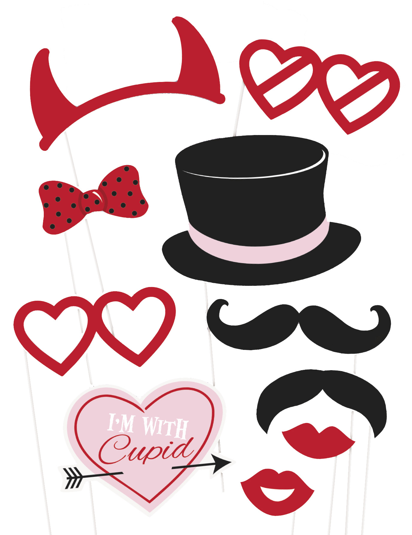 Kit photobooth St Valentin