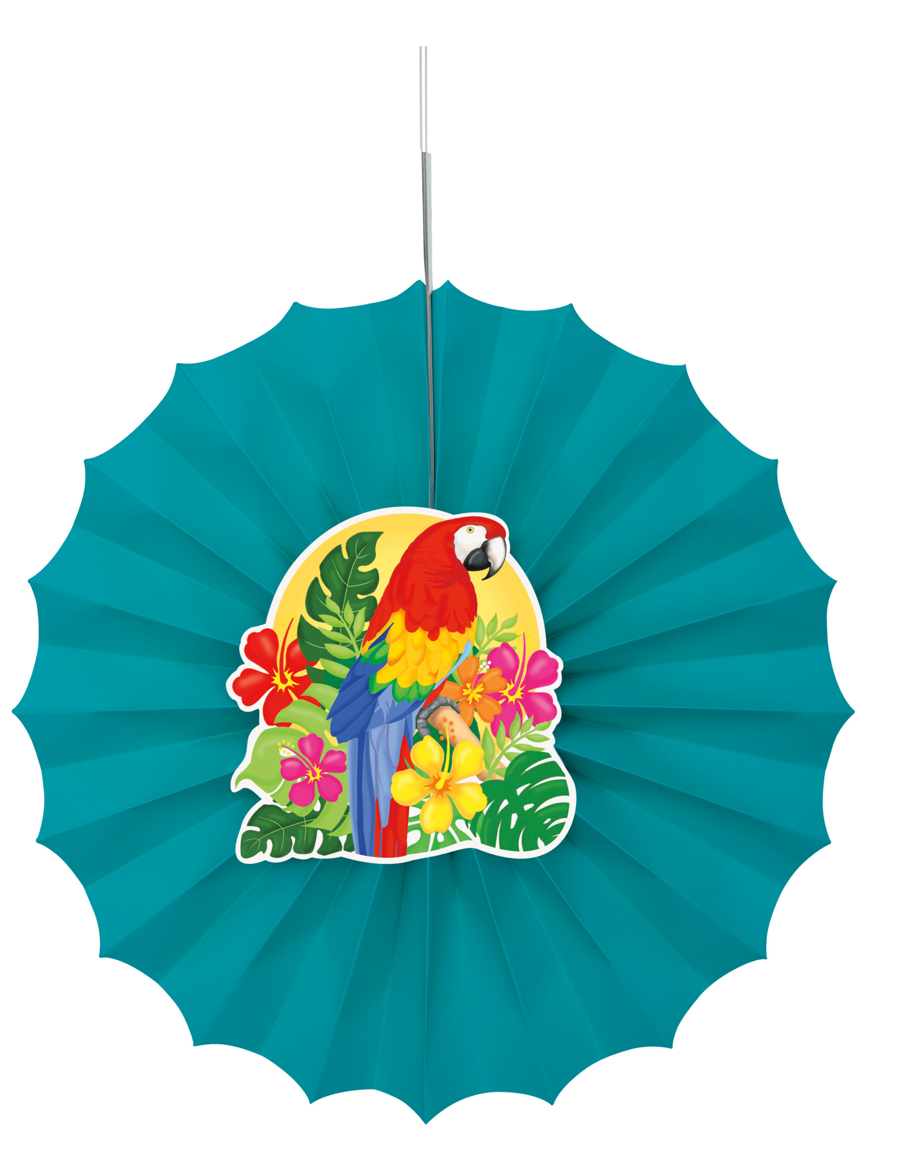 Rosace en papier Tropical