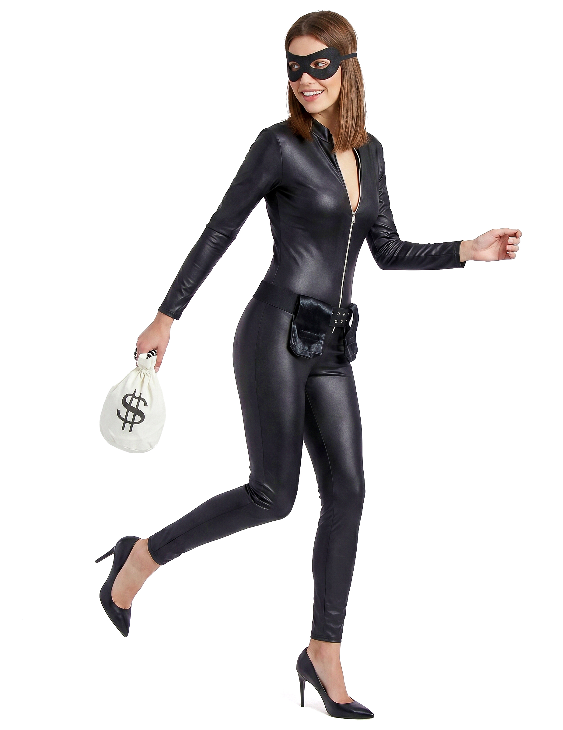 Déguisement voleuse masquée sexy femme