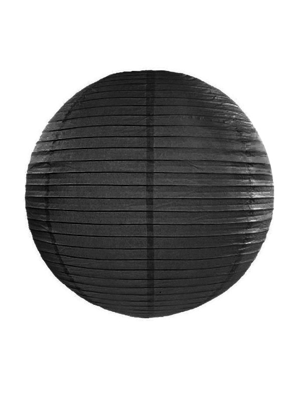 Lanterne japonaise noire 35 cm