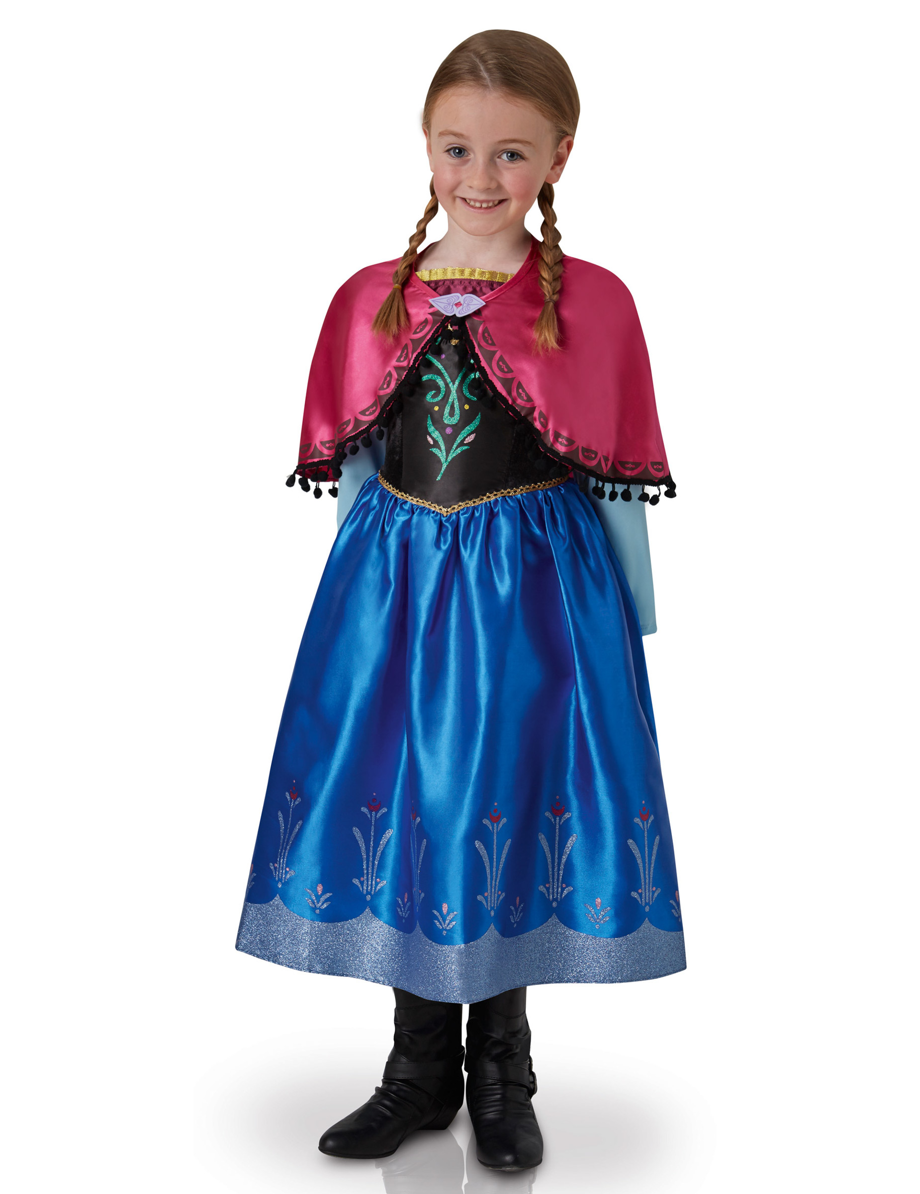 Déguisement luxe Anna Reine des Neiges enfant