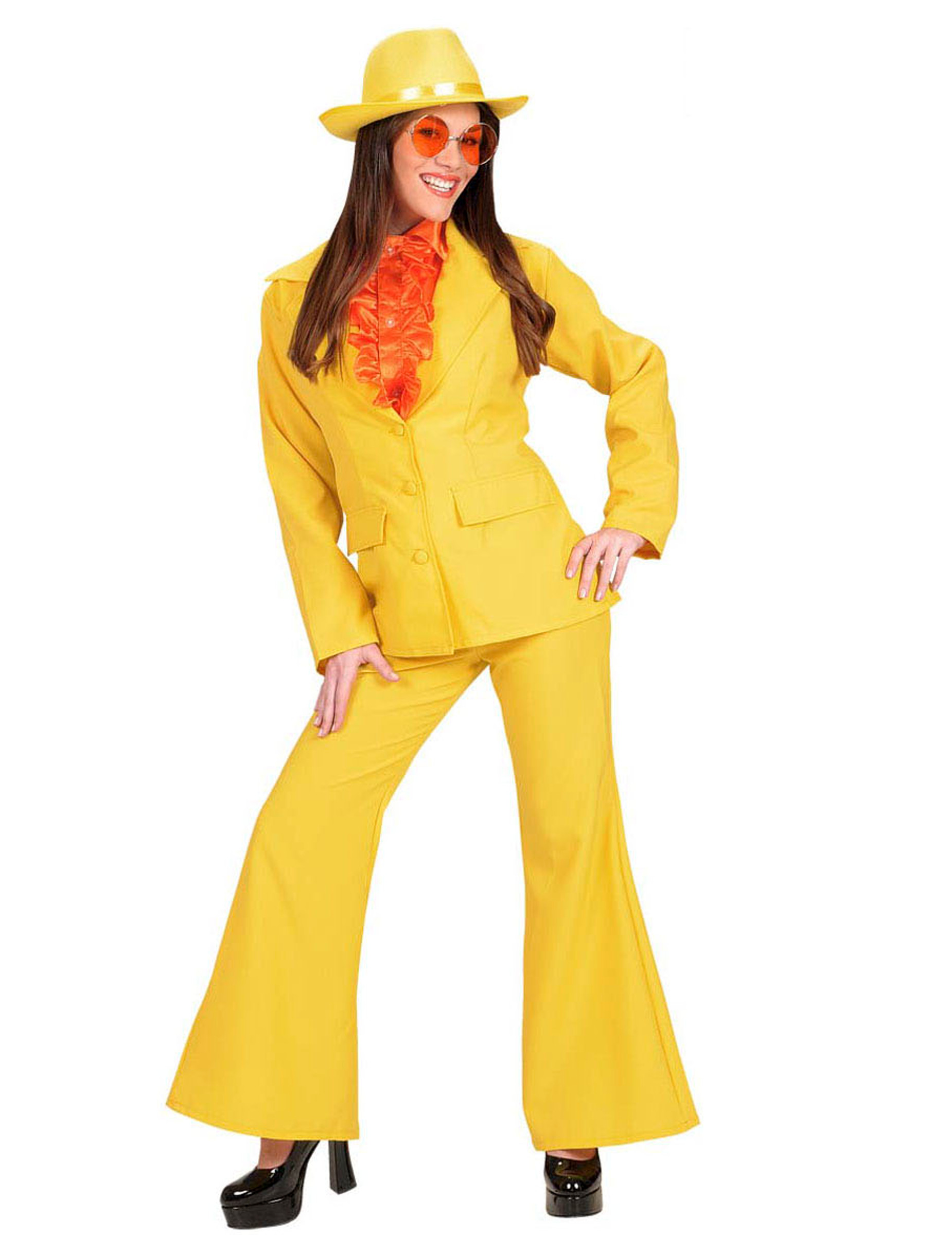 Déguisement costume jaune femme