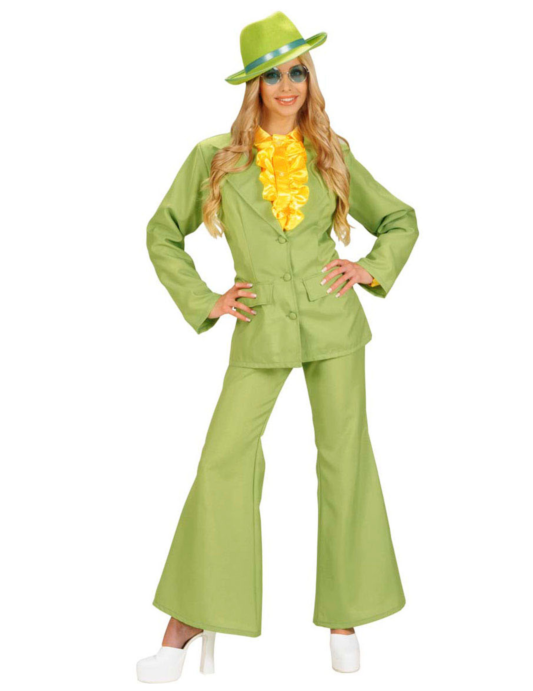 Déguisement costume vert femme