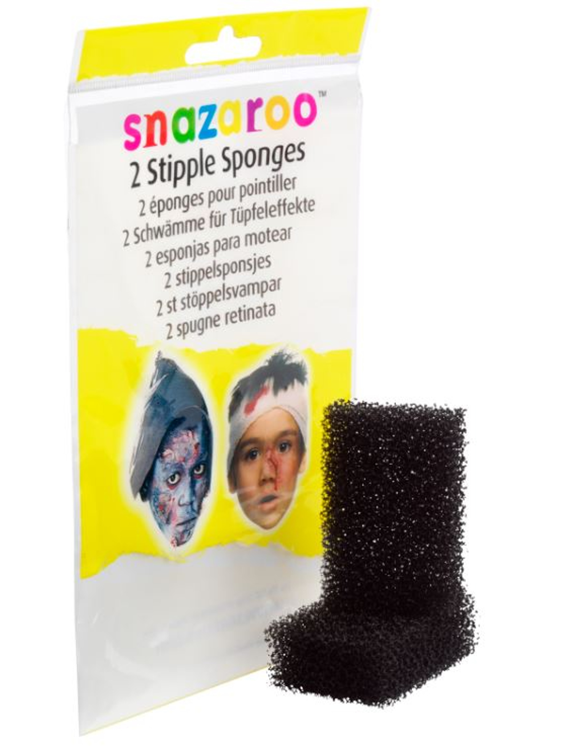 2 Eponges relief Snazaroo