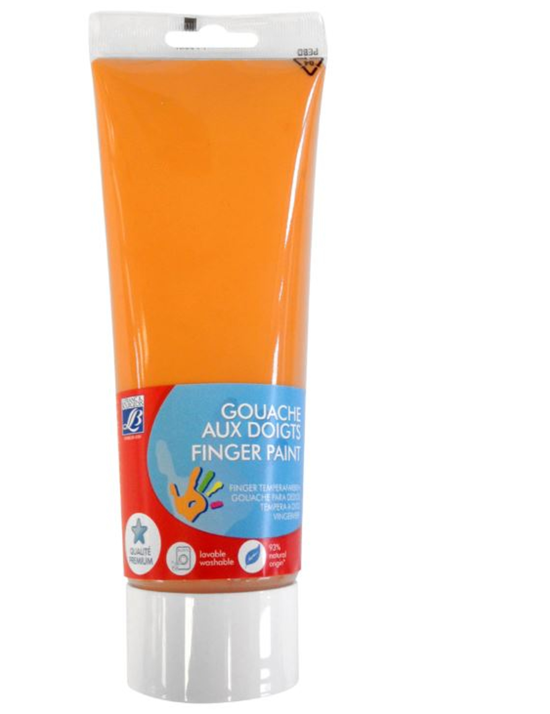 Gouache aux doigts orange 250 ml Lefranc & Bourgeois®